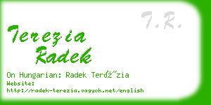 terezia radek business card